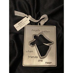 Angel Ornament, "Angels gather when friends are near", by Ganz NEW